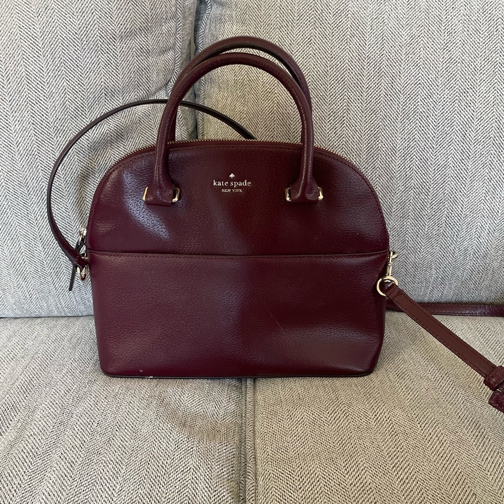 Kate Spade Grove Street Carli Leather Crossbody Satchel